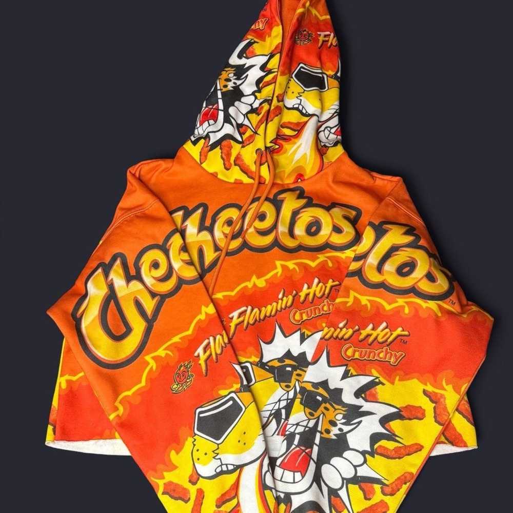 Forever 21 Kids Cheetos Graphic Orange Hoodie